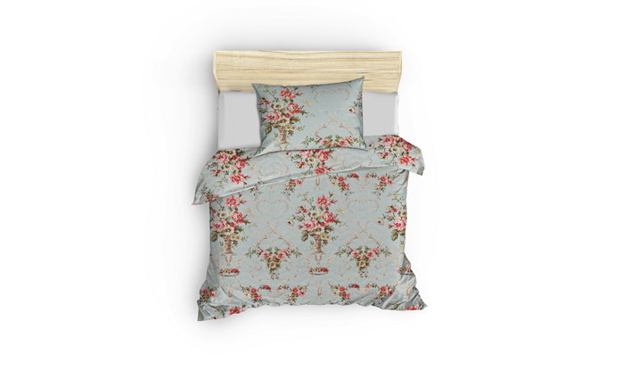 L'essentiel linge de maison Juego de colcha acolchada individual - Mint